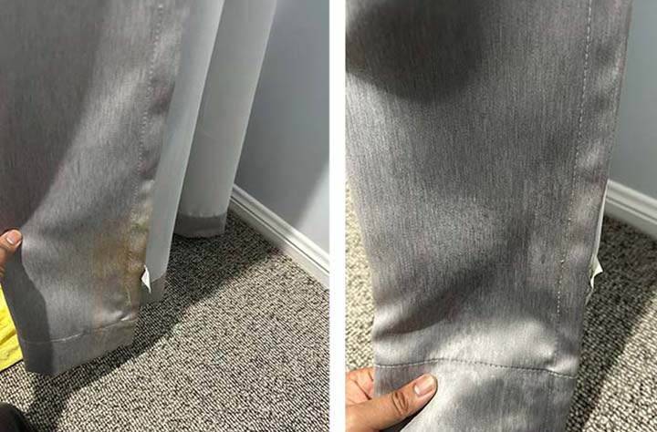 How to Remove Yellow Stains from White Curtains